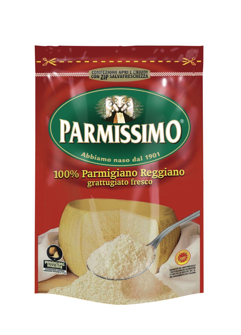 PARMIGIANO REGGIANO GRATTUGIATO PARMISSIMO IN BUSTA