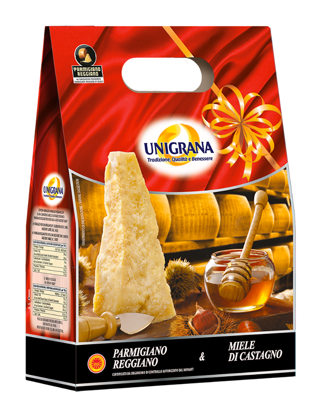PARMIGIANO REGGIANO UNIGRANA 500GR CON MIELE DI CASTAGNO