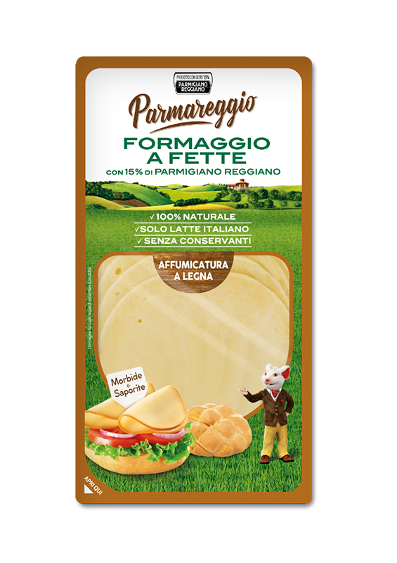 FORMAGGIO A FETTE CON PARMIGIANO REGGIANO AFFUMICATO