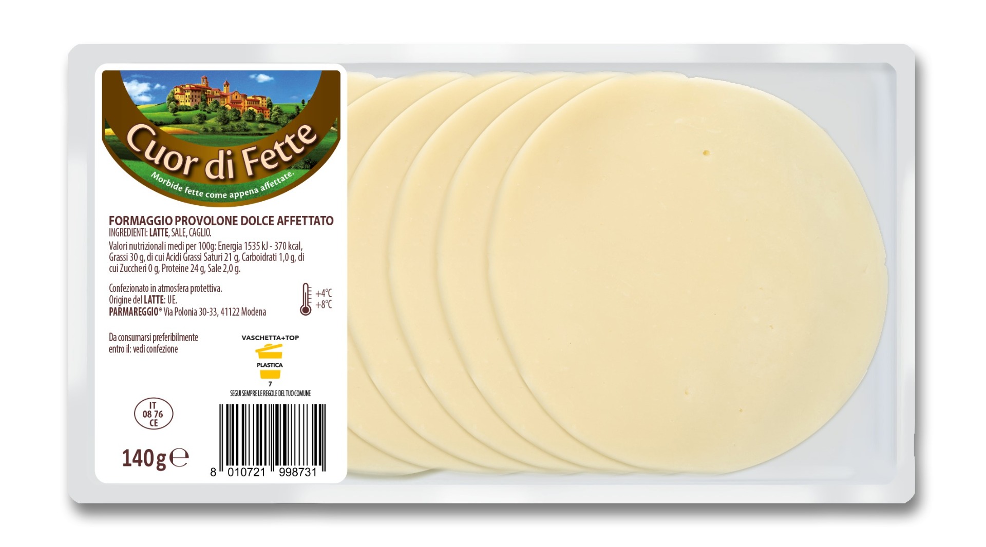 PROVOLONE DOLCE CUOR DI FETTE