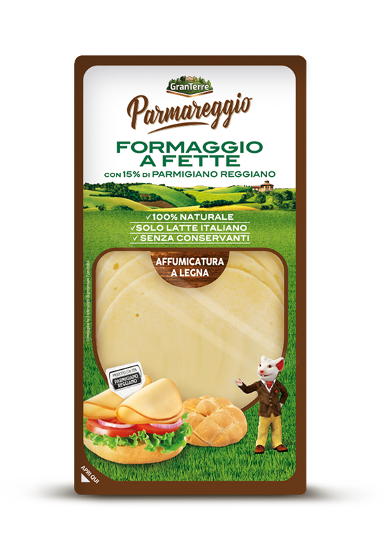 FORMAGGIO A FETTE CON PARMIGIANO REGGIANO AFFUMICATO