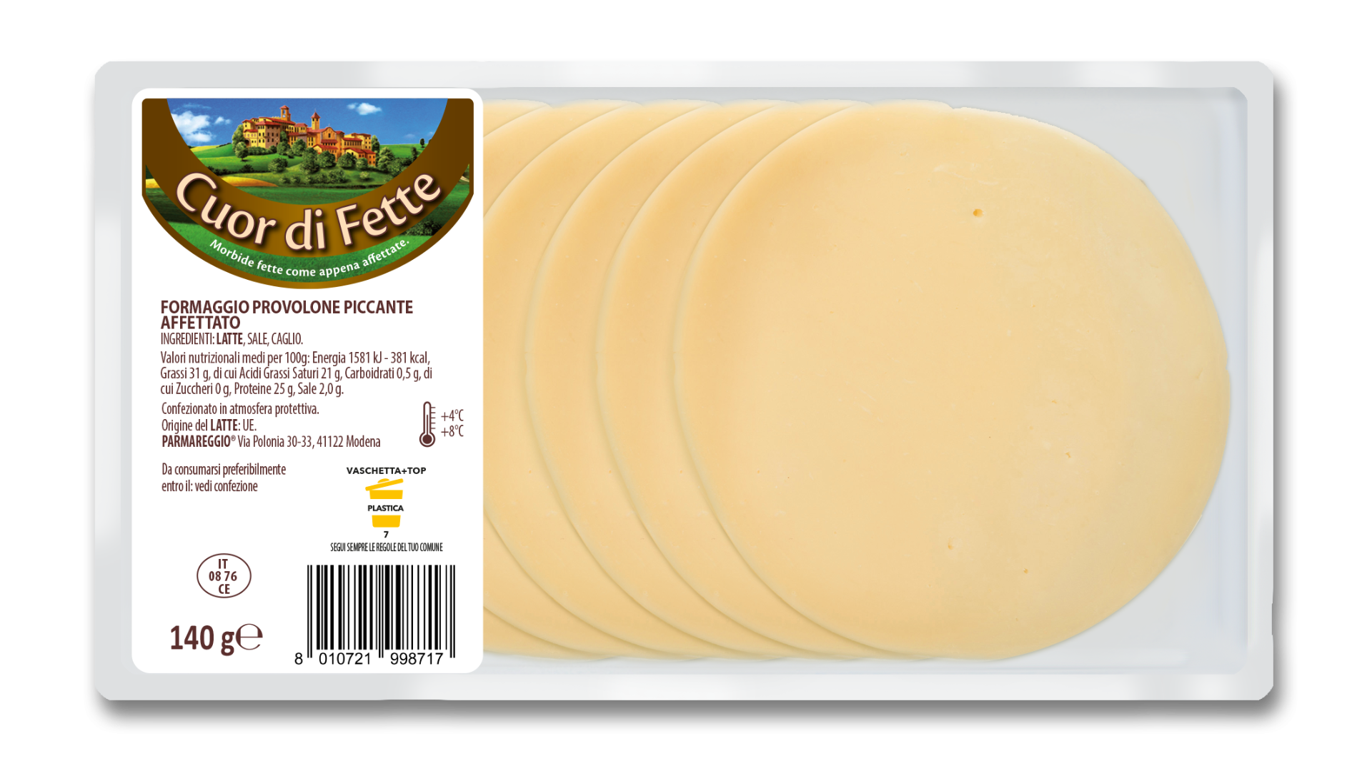PROVOLONE PICCANTE CUOR DI FETTE